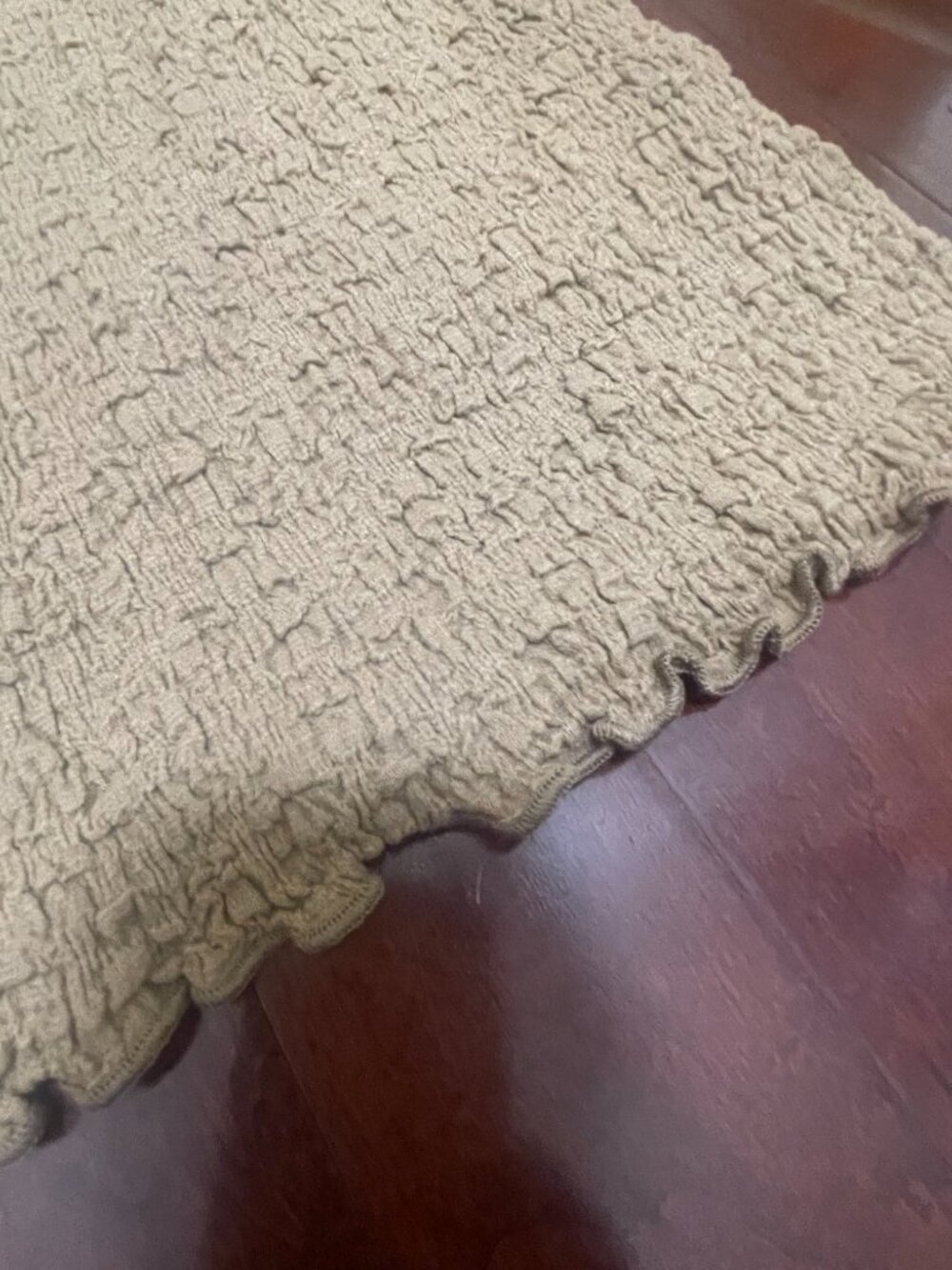 Princess Polly Beige Textured Shirred Maxi Skirt US 4 - Picture 4 of 8